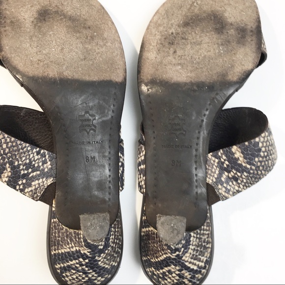 Donald J Pliner Viveca Snakeskin Kitten Heel 8 - Picture 7 of 10